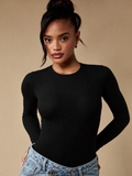 After Dark Lace Up Back Bodysuit Black