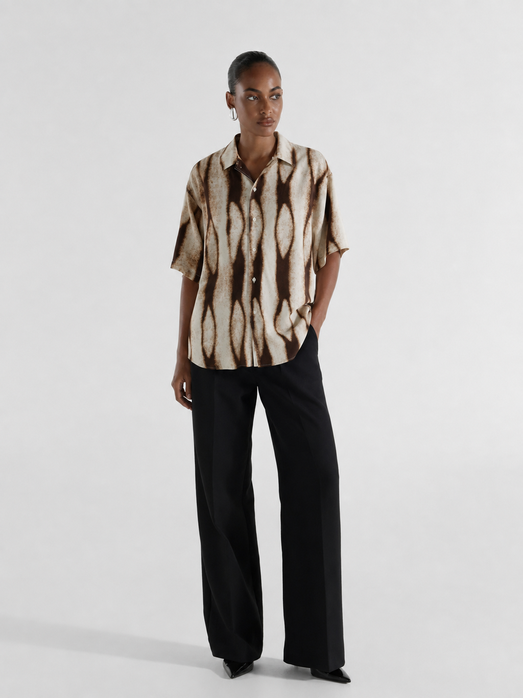 Cocoa Melt Oversized Shirt