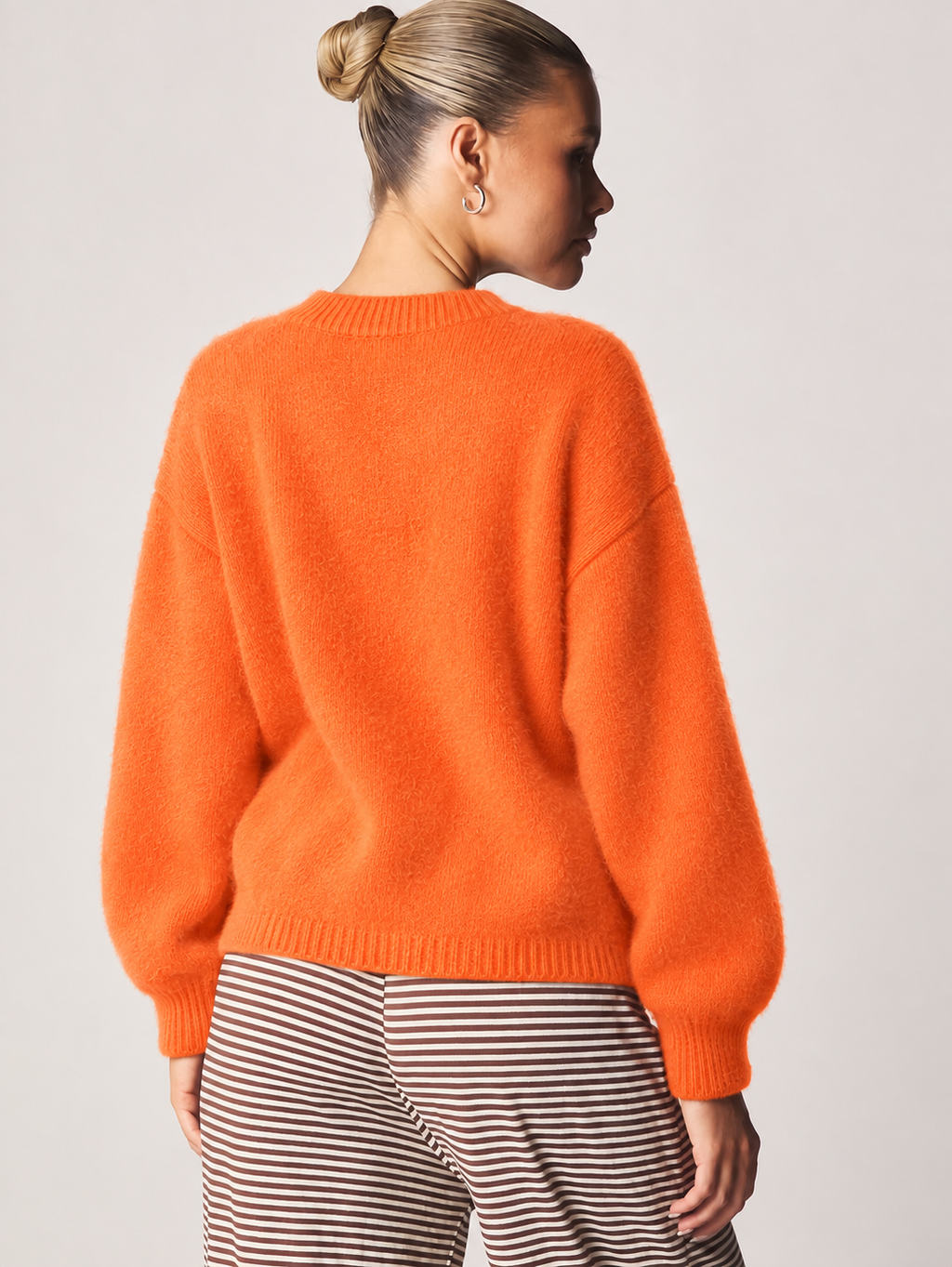 Vitamin C Oversized Fuzzy Knit Sweater