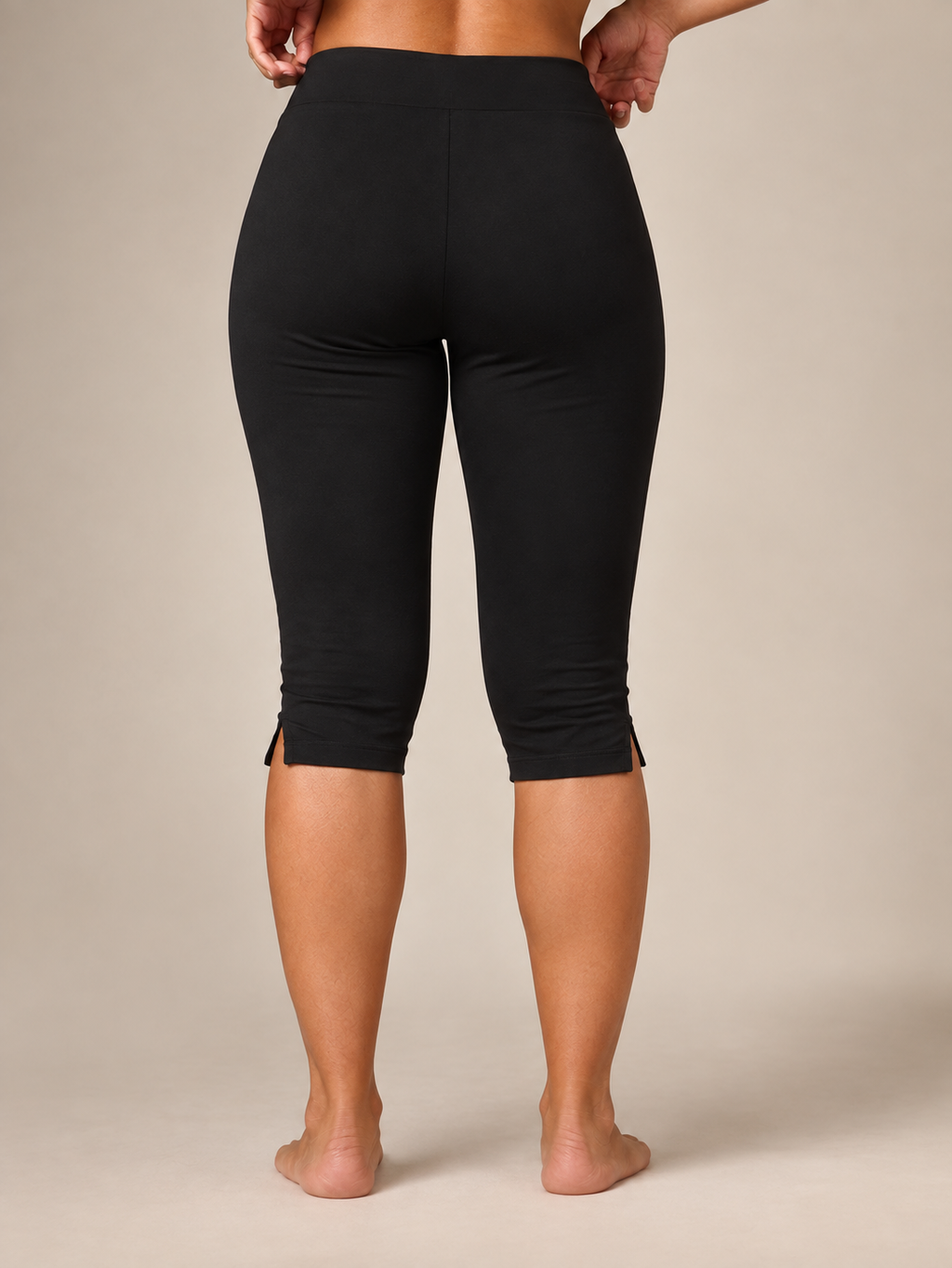 Second Skin Black Capri Leggings