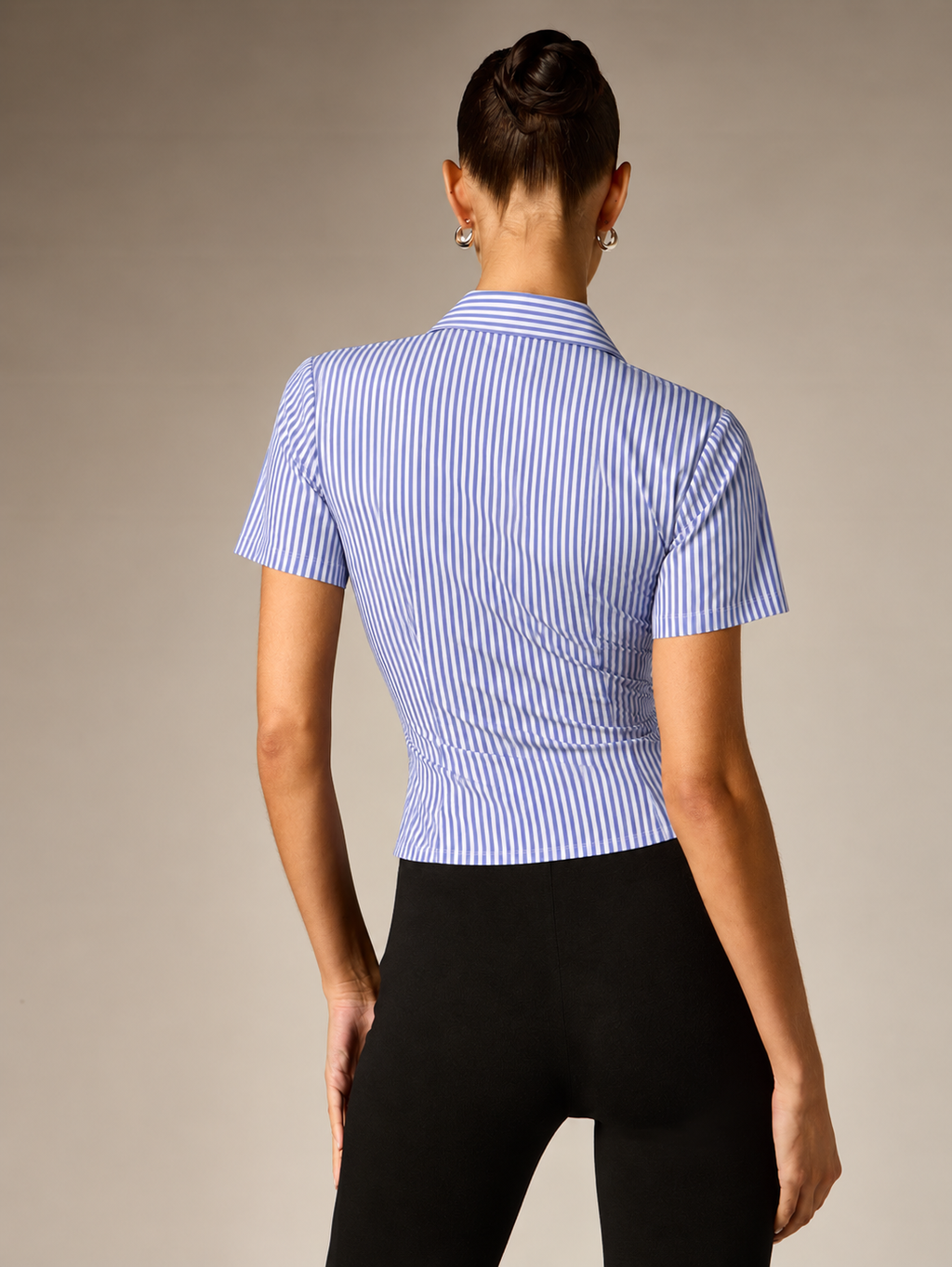 Blue Hour Striped Fitted Shirt