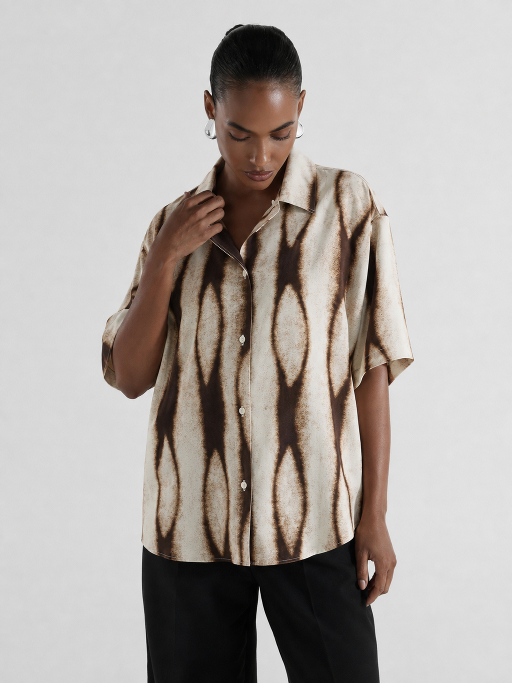 Cocoa Melt Oversized Shirt
